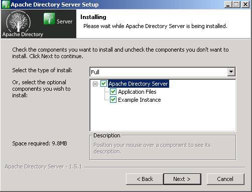 Установка ApacheDS скриншот 1