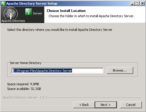 Установка ApacheDS скриншот 2
